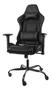DELTACO GAMING chair, PU-leather, adjustable heigh, iron frame, black