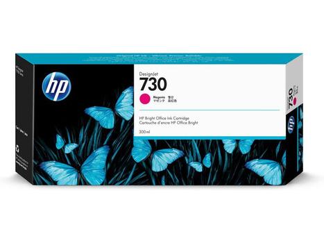 HP 730 - 300 ml - high capacity - magenta - original - DesignJet - ink cartridge - for DesignJet SD Pro MFP, T1600, T1600dr, T1700, T1700dr, T2600, T2600dr (P2V69A)