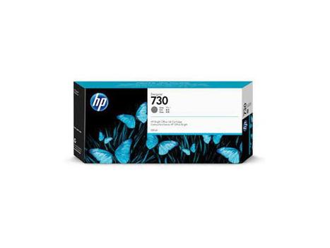 HP 730 - 300 ml - high capacity - grey - original - DesignJet - ink cartridge - for DesignJet SD Pro MFP, T1600, T1600dr, T1700, T1700dr, T2600, T2600dr (P2V72A)
