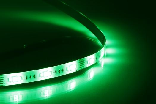 DELTACO Smart Home LED strip extension,  1m, RGB, 2700K-6500K - White (SH-LSEX1M)