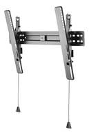 Deltaco Office ARM-0153 - Ultra-Slim - brakett - tipping - for LCD TV / kurvet LCD TV - matt svart