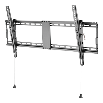 Deltaco Office ARM-0205 - Heavy Duty - brakett - sammenleggbar - for LCD TV / kurvet LCD TV - matt svart (ARM-0205)
