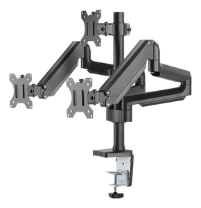 DELTACO Triple monitor arm, gasfjeder,  17-27, 1,5-8kg (ARM-0352)
