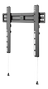 DELTACO Ultra-Slim Fixed Wall Mount, 32-55, 35 kg, Black