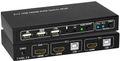 MICROCONNECT HDMI & USB KVM Switch 2 ports