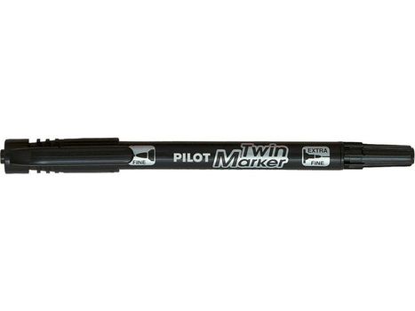 PILOT SCA -TM-BG Marker Twin Marker black (SCA-TM-B-BG*10)
