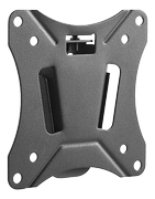 DELTACO Compact Slim Wall Mount, 13-27, 25 kg, Black