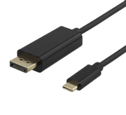 Deltaco USBC-DP100 - DisplayPort-kabel - USB-C til DisplayPort - 1 m