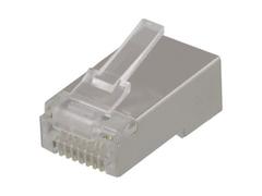 DELTACO RJ45 plug for patch cable, Cat6, shielded, 20pcs