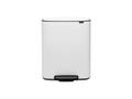 BRABANTIA BO pedalspand 2x30L White