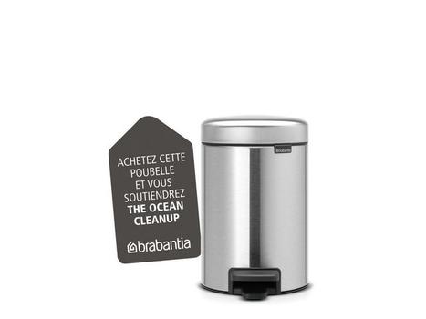 BRABANTIA Newlcon pedalspand Matt Steel 3 ltr (112164)