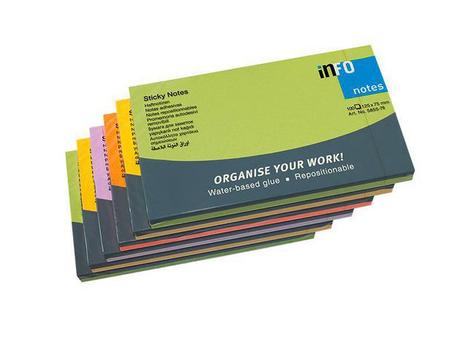info Notatblokk INFO 75x125 Spring (6) (5855-76)