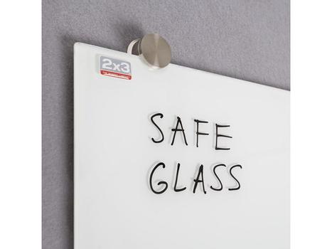 2X3 Glastavla Magnetisk 150x120cm vit (TSZ1512 W ST)
