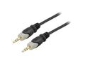 DELTACO Audio cable, 3.5mm male - male, 15m