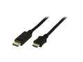 DELTACO DisplayPort til HDMI Kabel - 5m