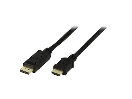 Deltaco DP-3050 - Videokabel - DisplayPort / HDMI - DisplayPort (hann) til HDMI (hann) - 5 m (DP-3050)