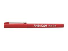 ARTLINE Fineliner Artline 220 SF 0.2 rød