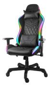 DELTACO DC410 RGB Gamer Stol, Sort