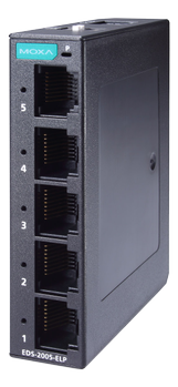 MOXA 5-port entry-level unmanaged Ethernet switches (EDS-2005-ELP)