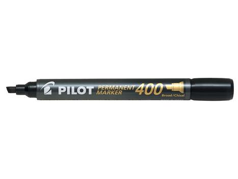 PILOT Marker Permanent 400 skrå sort (SCA-400-B*12)