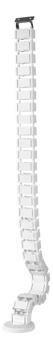 DELTACO Office, Spine Cable Organizer & Hider, White (DELO-0204)