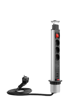 DELTACO OFFICE DELO-0402 Power strip (DELO-0402)