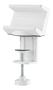DELTACO OFFICE Holder for socket with clamps, for desks, white