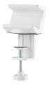 DELTACO OFFICE Holder for socket with clamps, for desks, white
