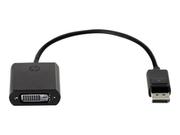 HP DisplayPort to DVI-D Adapter - DisplayPort-adapter - 19 cm