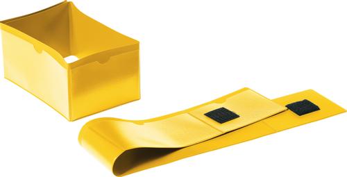 DURABLE lagerlomme til pallefod gul (172404)