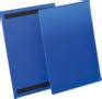 DURABLE Plastficka A4S magnetisk blå