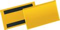 DURABLE lagerlomme m/magnet 88x163mm gul