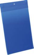 DURABLE magnetlomme højformat ekstra stærk i A4 med blå baggrund