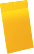 DURABLE lagerlomme m/stærk magnet A4 højformat gul