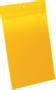 DURABLE lagerlomme m/stærk magnet A4 højformat gul