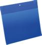 DURABLE Magnetlomme A4 tværformat med blå baggrund ekstra stærk