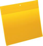 DURABLE lagerlomme m/stærk magnet A4 tværformat gul