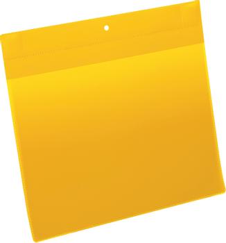 DURABLE lagerlomme m/stærk magnet A4 tværformat gul (174804)