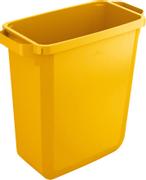DURABLE Durabin affaldsspand 60L gul