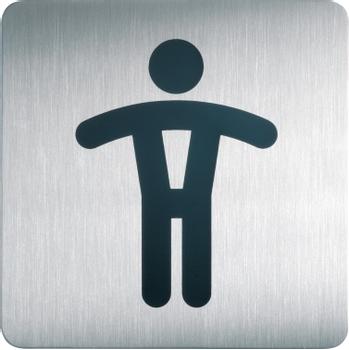 DURABLE herretoilet piktogram 15x15cm (495423)
