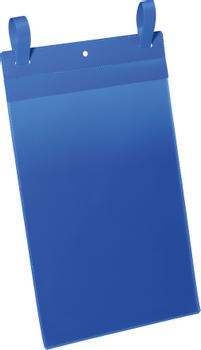 DURABLE lagerlomme højformat med strop i A4 blå (175007)