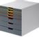 DURABLE Skuffekabinett DURABLE 7 skuffer grå