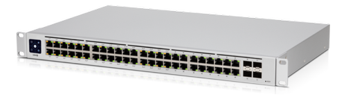 UBIQUITI Unifi Switch Gen2 / 48 Port / 210 W / POE+ / 4 SFP / USW-48-POE (USW-48-POE)