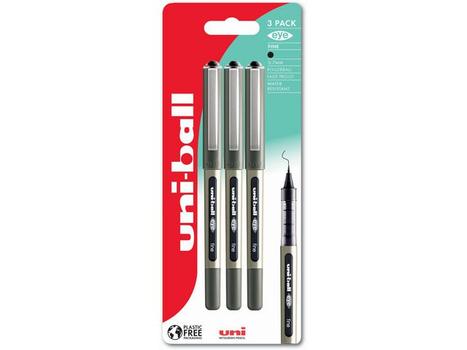Uni-Ball Rollerpenn UNI Ball 157 Eye 07 sort (3) (238212078*6)