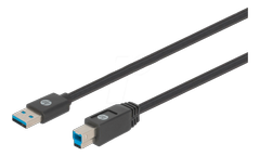 HP KAB USB A to USB B Cable - 1.0m