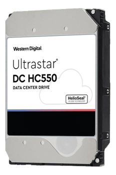 WESTERN DIGITAL WD Ultrastar DC HC550 WUH721816ALE6L4 - Hard drive - 16 TB - internal - 3.5" - SATA 6Gb/s - 7200 rpm - buffer: 512 MB - (0F38462)