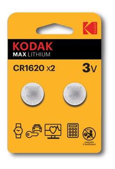 KODAK Max lithium CR1620 battery (2 pack) (30417694)