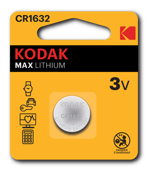KODAK Max lithium CR1632 battery (2 pack) (30417700)