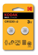 KODAK Max lithium CR1220 battery (2 pack)