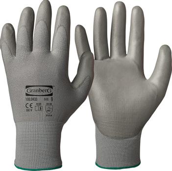 GRANBERG Hanske GRANBERG 0433 montering PU 11 grå (100.0433-11*12)
